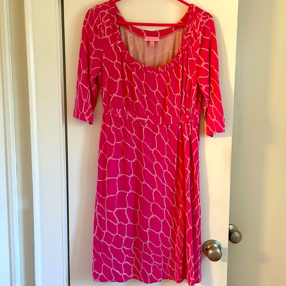 Lilly Pulitzer Cotton Pink Rope S Dress